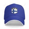 Berretto da Baseball Multifunzione Scudo Bandiera Finlandese Sandwich Unisex Sportivo Casual Cappello da Golf Pesca Outdoor
