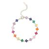 Hot-selling, Four-leaf Clover Bracelet Shein Popular Color Zircon European and American Fashion Design Luxury Jewelry