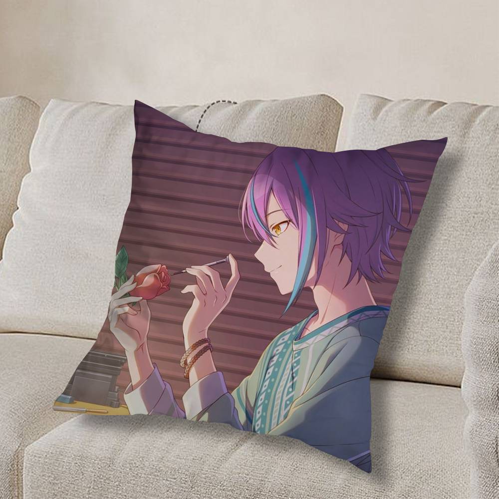 R-Rui Project Sekai Kamishiro  Pillow Case Sofa Living Room Bedroom Headboard Backrest Cushion Square Cushion Nap Time