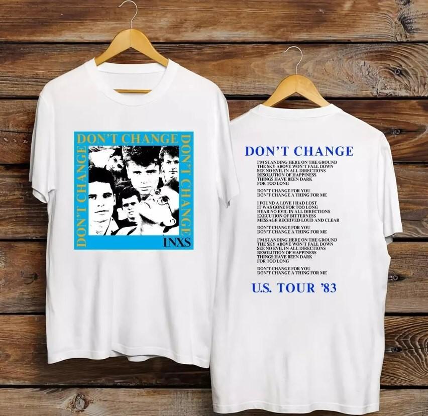 

Vintage Rare 80s INXS Dont Change 1983 US Tour TShirt Rock New Popular M