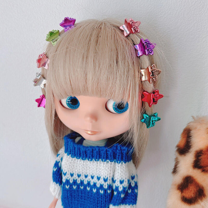 Mini Star Rose Butterfly Hair Clips (10 in 1 Set) (2) 1 set of 10 roses