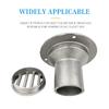 38MM 316 Stainless Steel Floor Deck Cockpit Drain Boats Removable Cover Straight Drain Marine Hardware Boat Accessories