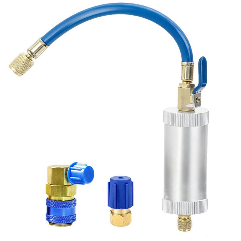 Refrigeration Oil Charging Tool for Conditioning Systems - HVAC Oil Injection Kit