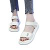 Women's 2025 Summer Non-Slip Sports Sandals - Soft Sole, Flat Bottom, Velcro Casual Beach & Travel Shoes