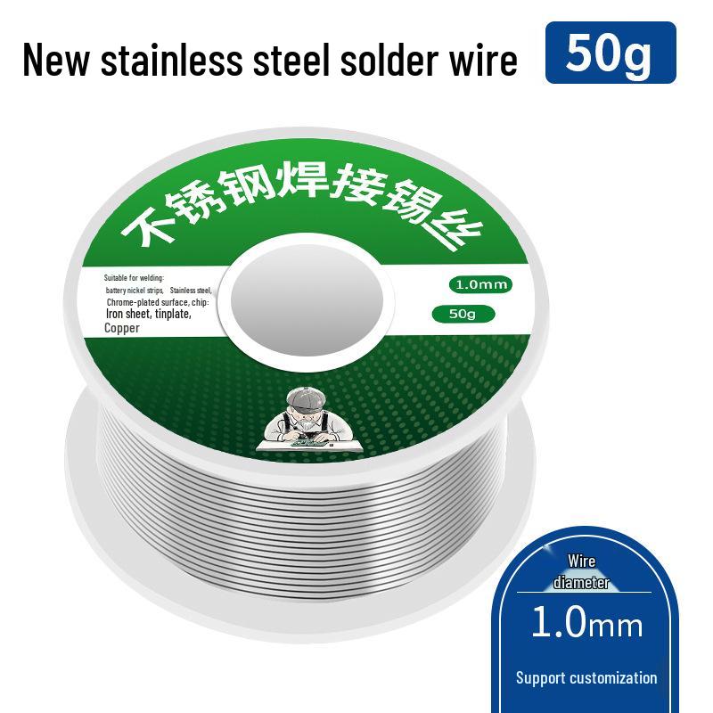 Rosin-Core Stainless Steel Solder Wire with Electric-Free Household Soldering Iron