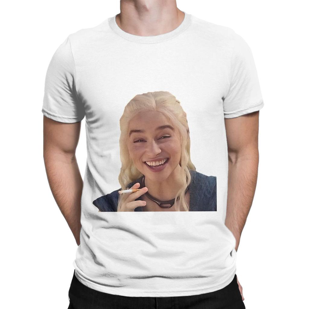 Emilia Clarke Funny Stickers Novelty 100 Cotton TShirt Emilia Clarke Tees Tops For Unisex