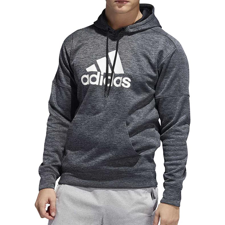 adidas Sweatshirts Men's Gray Hooded Moderate DU7916