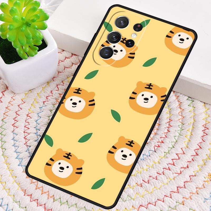 Funny Cartoon Tiger Phone Case for Samsung Galaxy Note 10 Pro S26 Ultra S23 S24 FE S25 S21 S22 PLUS Shockproof Cove
