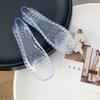 Chaussures en Gel pour Femmes Bout Carré Sandales Plates Semelle en PVC à Enfiler Chaussons Décontractés d'Extérieur