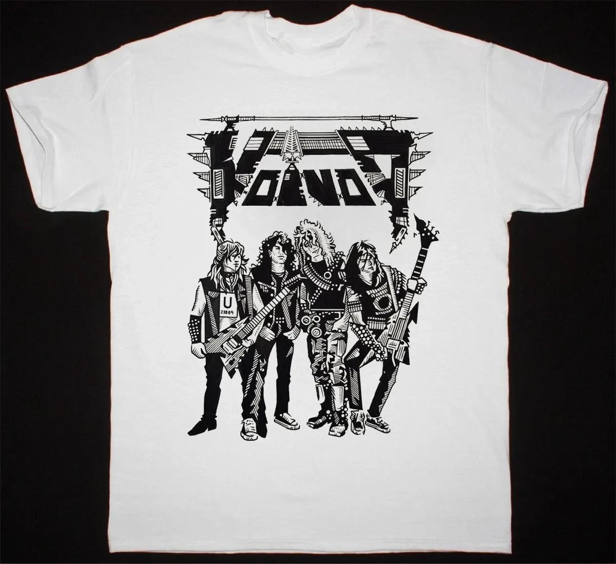 Vintage Voivod T Shirt Band Member Thrash Metal Rock Graphic Tee Unisex T-Shirt S