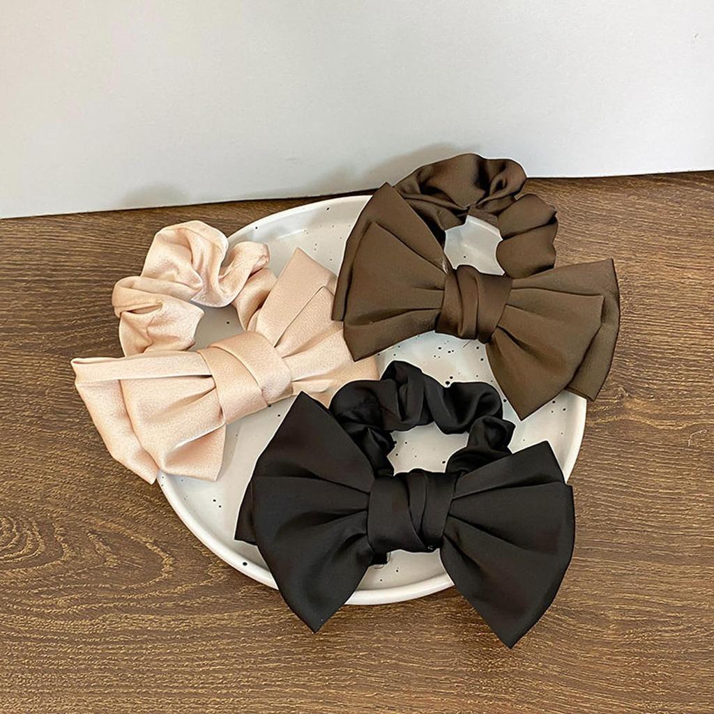 Langzu Ribbon Scrunchie Hair Hair Hair Set of Parent and Child Hair Hair Korean Perfect for Entrance and Graduation Ceremonies and Ash Ties,