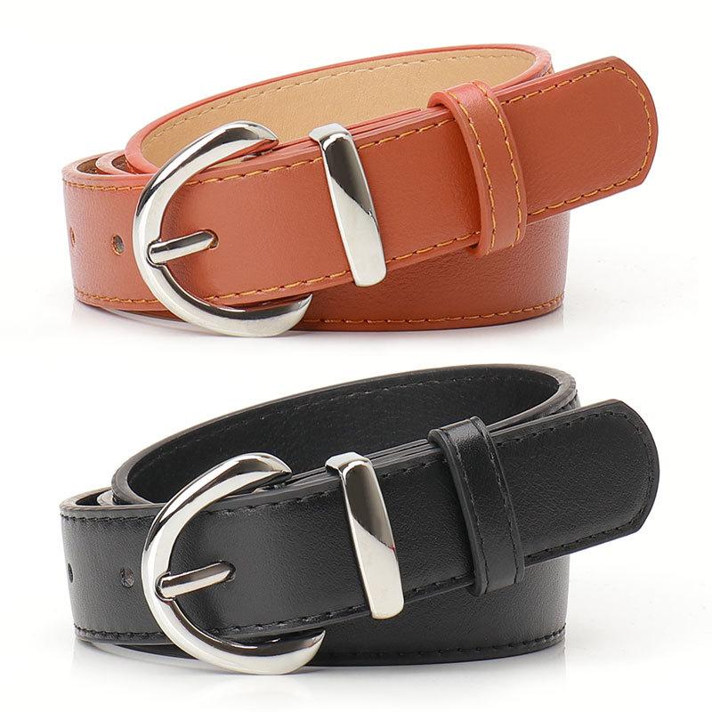 Factory Alloy Pin Buckle Belt Women'S Simple Casual Jeans Belt Women'S Belt