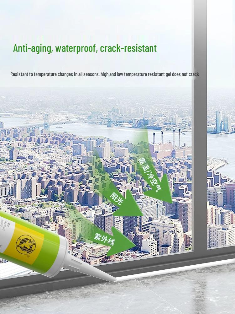 Structural Sealant 008: Neutral, Waterproof, Weather-Resistant Silicone for Doors and Windows