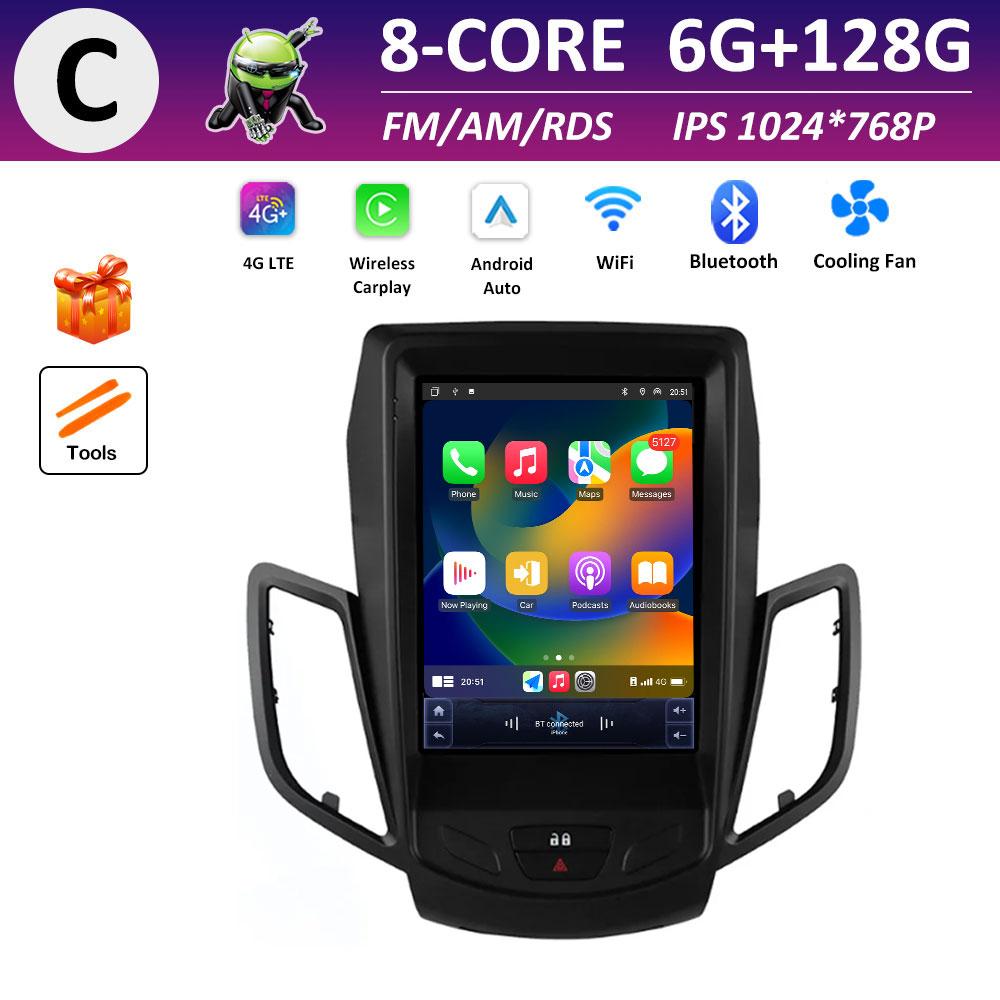 Intelligent System DSP Stereo for Ford Fiesta MK7 2009 2010 2011 2012 2013 - 2016 Wireless Carplay Navigation WIFI Accessories