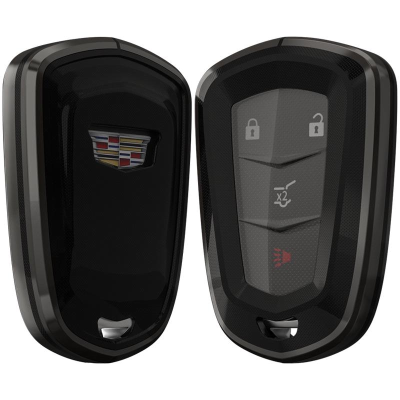 TPU Full-Cover Key Fob Shell for Cadillac XT5, CT5, XT4, XT6, XTS, ATSL