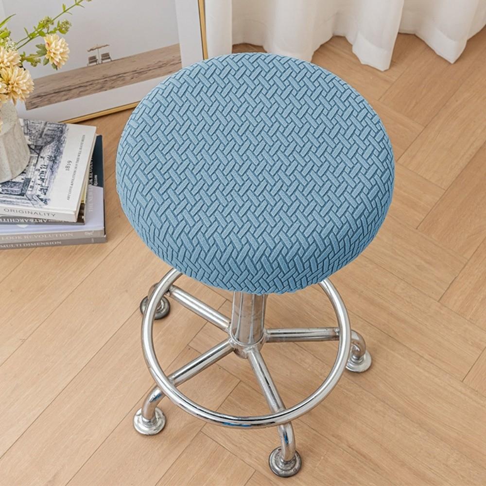 Stretchable Bar Round Stool Cover Thickened Stool Cushion Cover Soft Seat Chair Slipcover