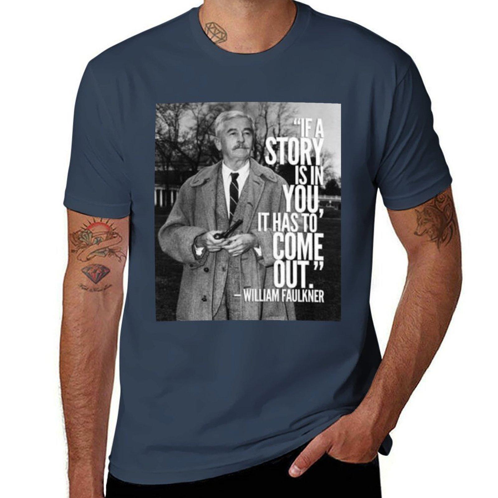 William Faulkner TShirt Casual Basic Street Style TShirt S