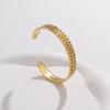 Hypoallergenic Non-tarnish Minimalist Chain Bracelet Women's Geometric Personality Niche Design Stainless Steel Bracelet