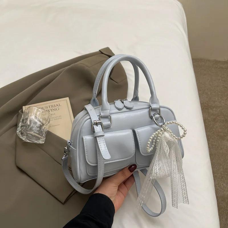 Ladies Crossbody Bag Fashion Everything Popular Casual Sweet Lace Ballet Style Design Sense of Spring and Summer New Shoulder Ba