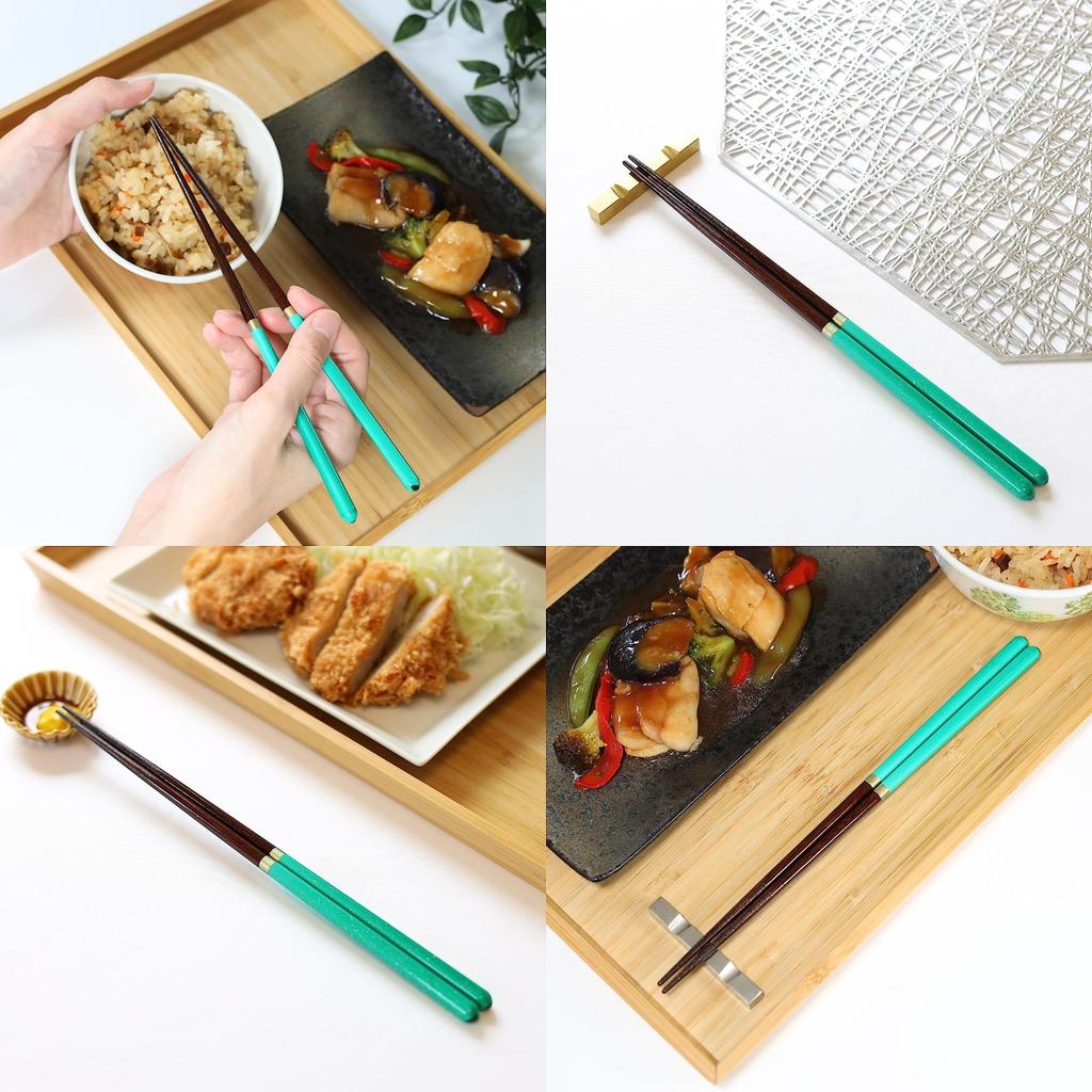 FlaColle Your Birth Month Chopsticks Moon Slim 23cm Made In Dishwasher Stylish Birthday Gift [Choose (December Tanzanite)] Chopsticks, Japan,