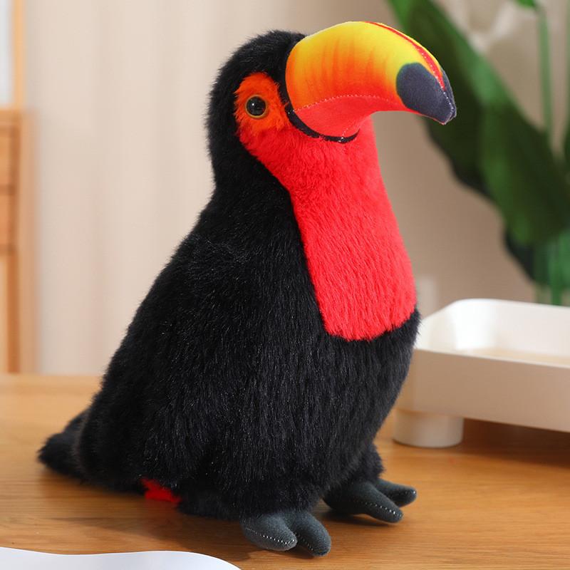 Beak Giant Colorful Plush Bird Toy Parrot Stuffed Animal Kids Decoration Home