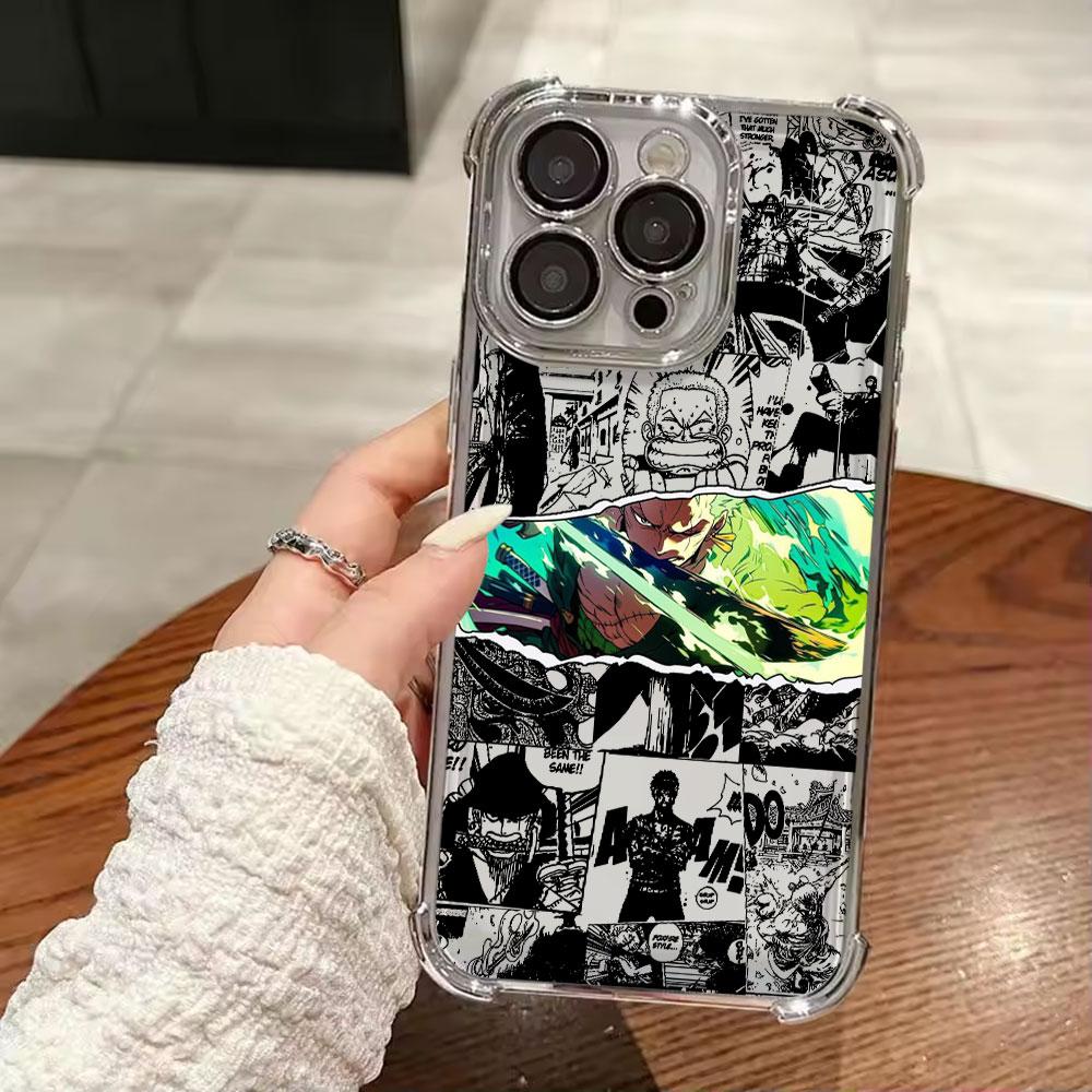 Japan Anime Hot One Pieces Soft Funda For iPhone 17 Pro 16 15 14 13 12 11 Pro Max Case 17 Plus 17E 16E 17Air Silicon Phone Cover