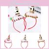 Vibrant Christmas Headpiece Decorative Hair Accessory For Cheerful Holiday Parties