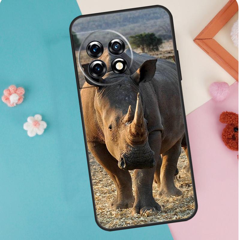 Animal Rhino Case For OnePlus 11 12 13 15 13R 12R 10R 8T 10T 9 10 Pro Nord 5 CE 4 3 2 Lite N20 N30 Cover