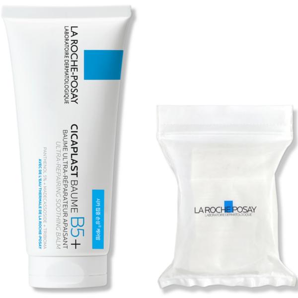 

La Roche-Posay NEW Cicaplast Balm B5+ 100мл + чистый ватный диск 40р набор, 1 комплект Популярная корейская косметика