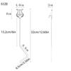 Tubas Marching Clamp-on Lyre Metal Plating Sheet Music Clip Tuba Marching Score Clip Musical Instrument Accssories
