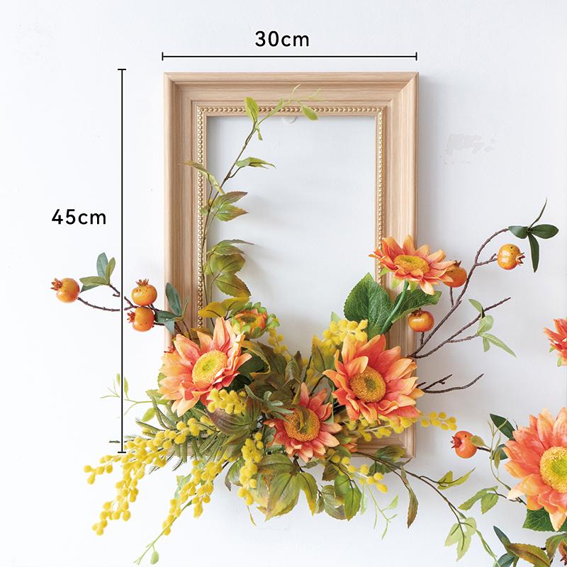 Floral Art Photo Frame Set for Wall and Window Decoration