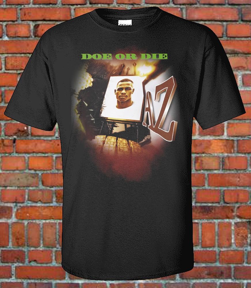 

AZ Doe Or Die Classic Hip-Hop Album Cover Nas The Firm Graphic Unisex T-Shirt XXXXL