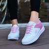 PU Leather Women's Sneakers Fashion Running Sports Shoes Outdoor Training Jogging Shoes Non-slip Walking Shoes Flats