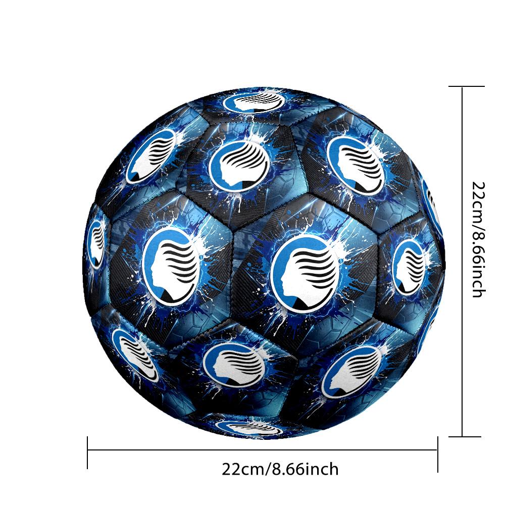 Atalanta FC Size 5 Standard Football Durable Training Match Soccer Ball for Adult Outdoor Sports