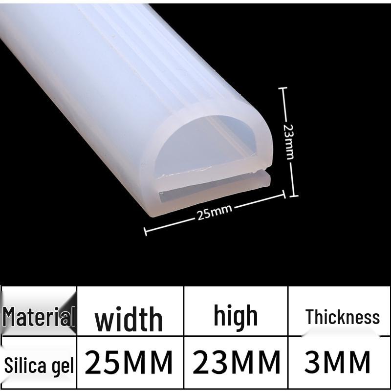 Silicone Sealing Strip: Acid & Alkali Resistant, High Temp Resistant, P & E-shaped for Oven, Steamer, Baking, Cold Storage.