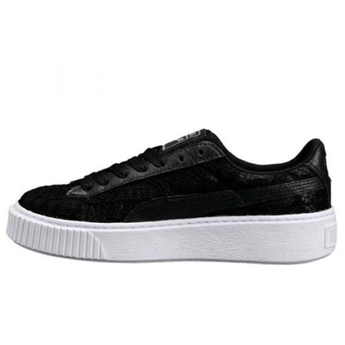 PUMA Basket Platform Fo Black Womens 364091-02 37