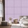 Wallpaper Fabric Pattern Purple and Light Gray 50x1000