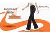 Women's Thick Fleece-Lined Wool-Blend Pants, Ideal for Winter Outdoor Wear, Extra-Warm and Cozy.