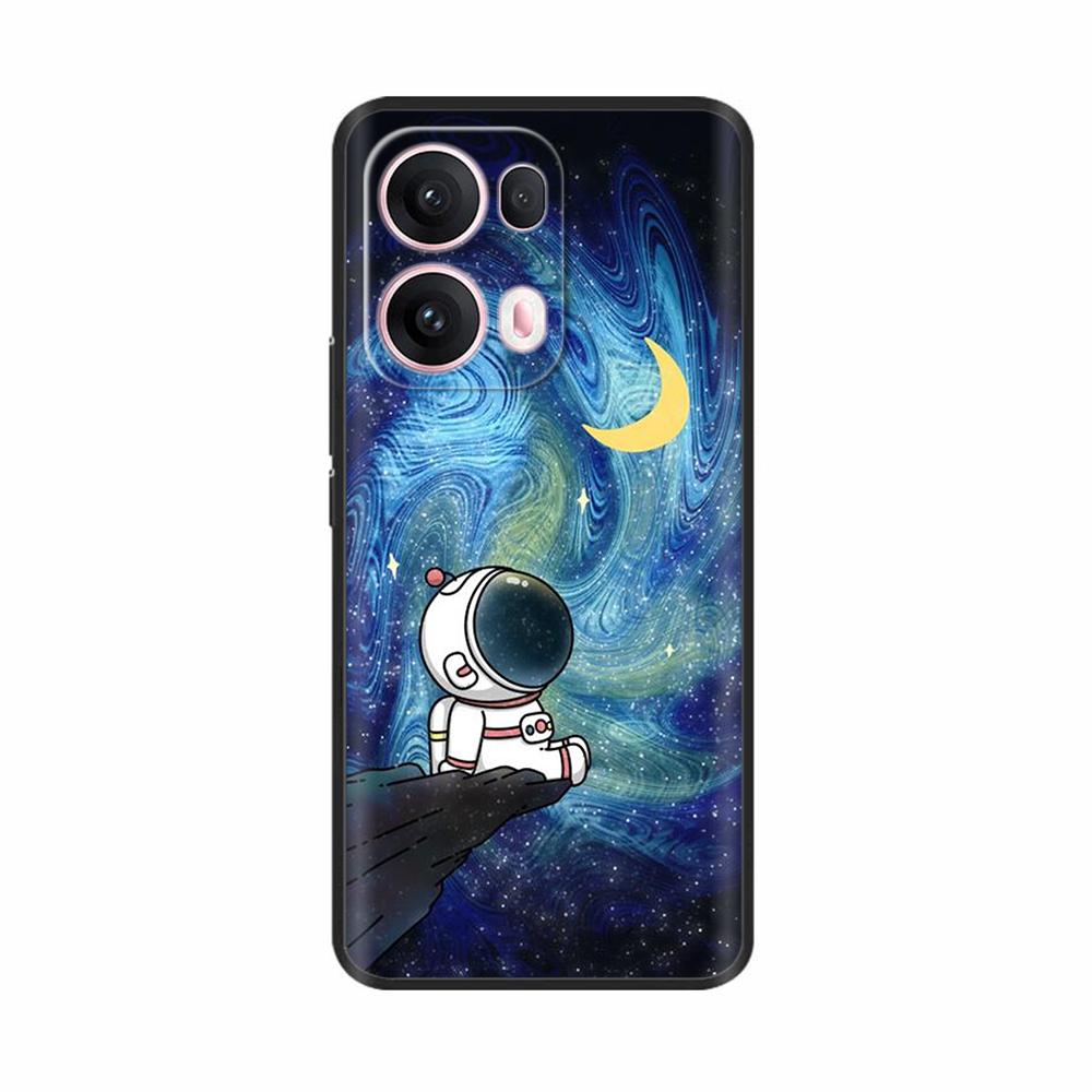 Silicone Case For OPPO Reno 13 Pro Cover CPH2697 PKK110 Cute Cartoon Painted Shockproof Fundas For OPPO Reno 13 5G Reno13 Covers