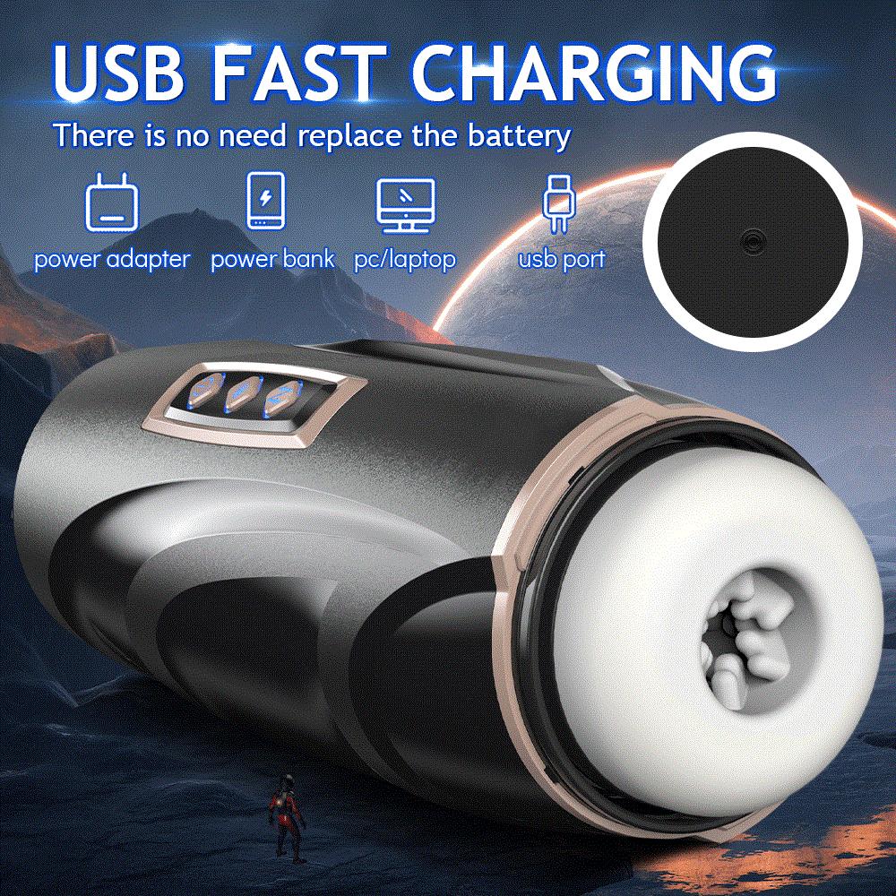 3 In 1 Automatic Male Vibrator Sucking Telescopic Vibration Mastubrator  Realistic Stroker Adult Sex Toys for Men Masturbation