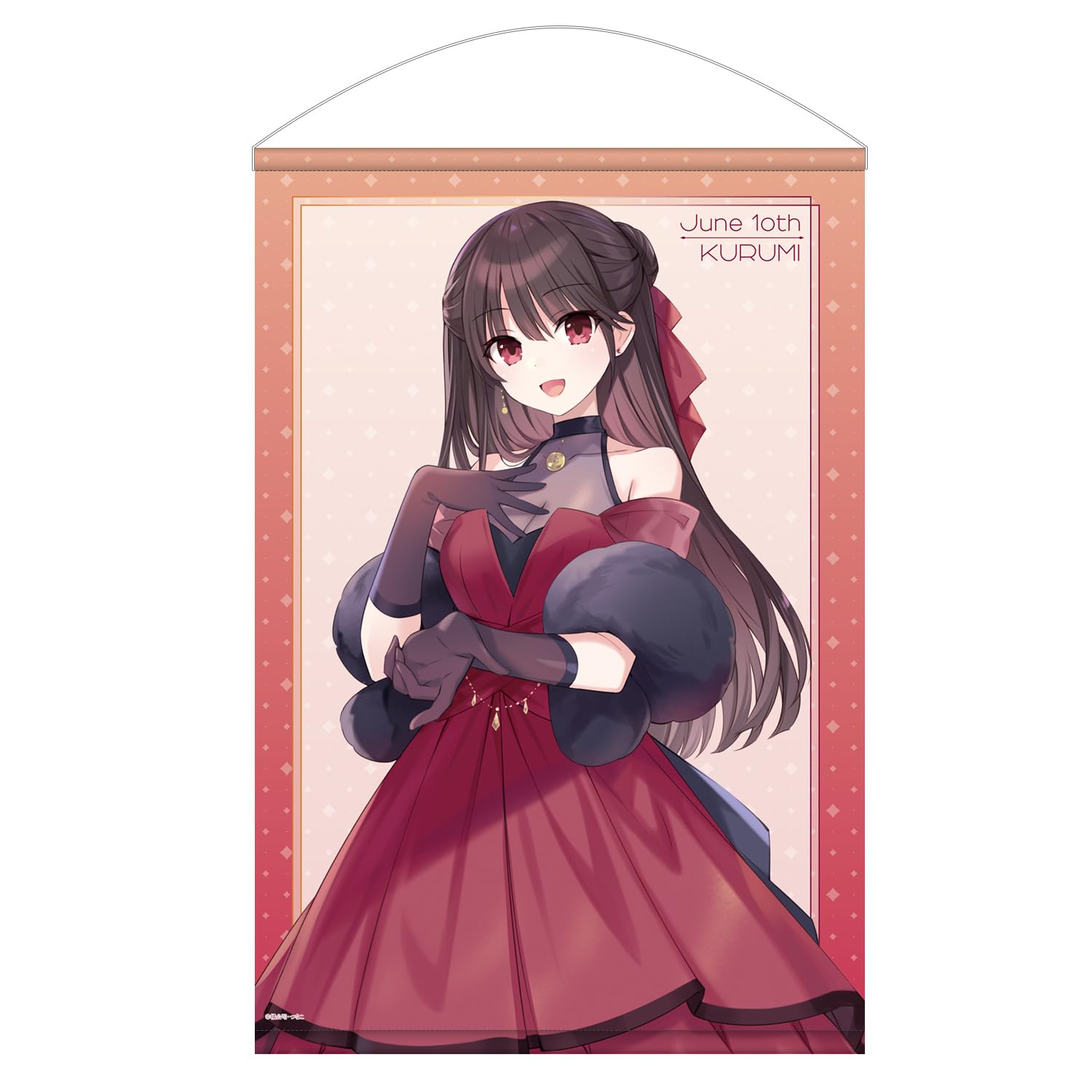

KADOKAWA A Kurumi Birthday 2025 B2 H728 x Polyester DATE LIVE Tapestry, Approx. W515mm,