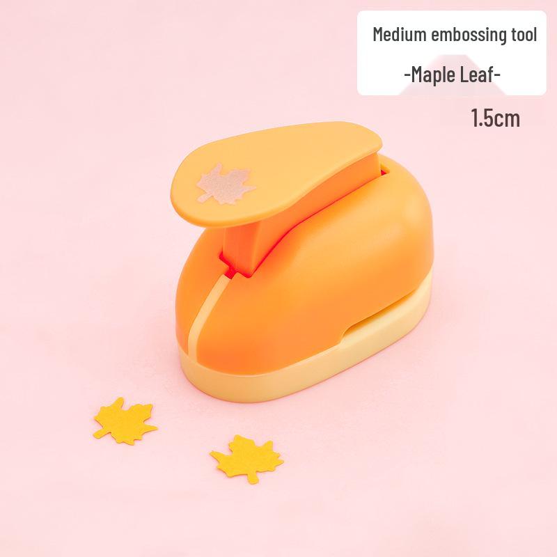Children's DIY Paper Craft Embossing Machine - Easy Flower Punch for Kindergarten Educational Activities