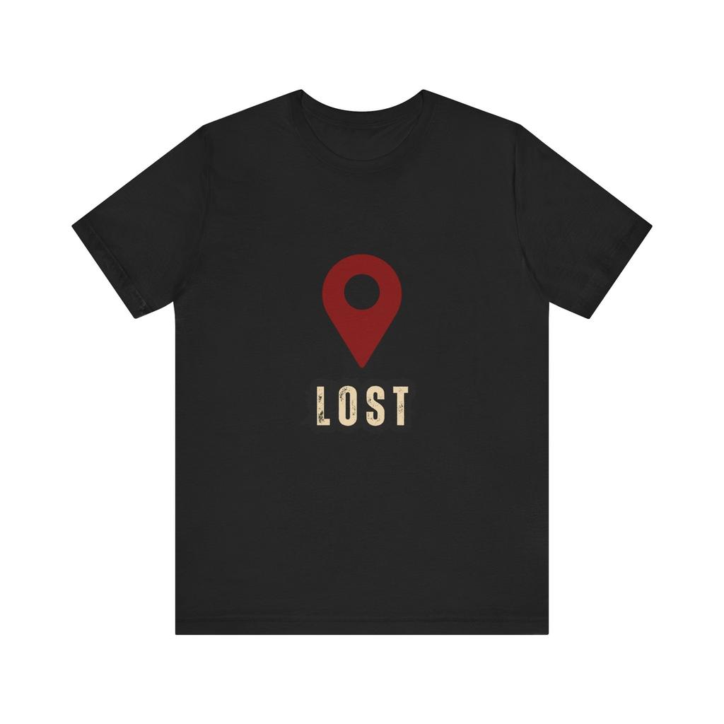Minimalistisches Lost Wanderer Grafik-T-Shirt Unisex Reisende Abenteurer Einfache Baumwolle Lässig Outdoor Urlaubs-Tops Streetwear 2026