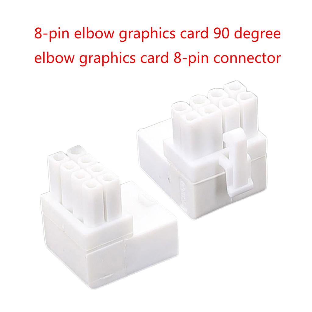 ATX GPU VGA PCIe 8Pin U zu 90 Grad Winkelanschluss Stromadapterplatine für Desktop-Grafikkarte Grafik-GPU-Adapter