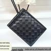 Handmade Genuine Leather Woven Card Holder & Dollar Clip Wallet for Men and Women