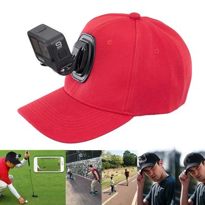 Czapka z mocowaniem na kamerę Czapka baseballowa z kamerą Czapka baseballowa na czapkę Uchwyt mocujący na kamerę Kamery sportowe Mocowanie na głowę Kapelusz