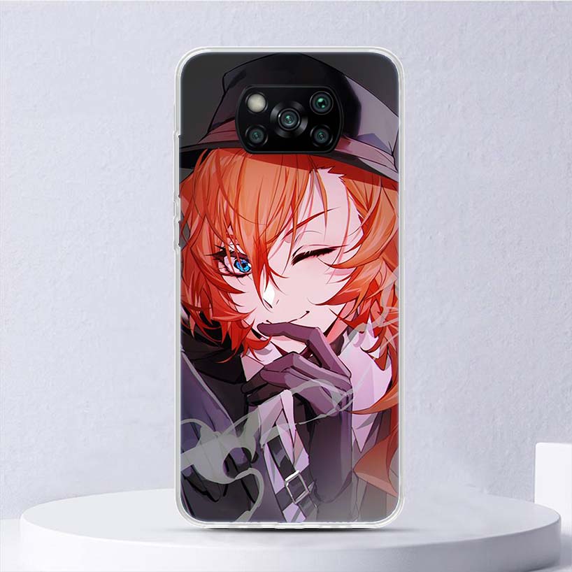 Bungo Stray Dogs Nakahara Chuuya Soft Case For Xiaomi Poco X7 X6 X5 X4 X3 Nfc F7 Ultra F6 F5 Pro Phone Cover F4 Gt F3 M5S M4 M3