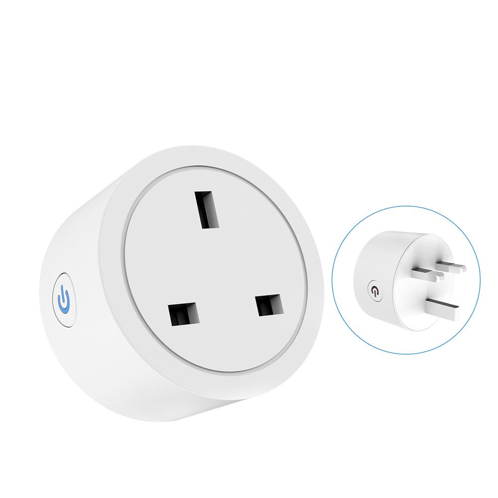 

Graffiti Zigbee Smart UK Socket, 16A, Alexa-Compatible with Energy Meter. ZigBee UK 16A