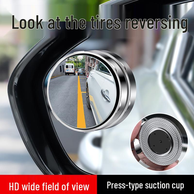 Ultra-Clear 360° Panoramic Blind Spot Mirror with Suction Cup for Cars