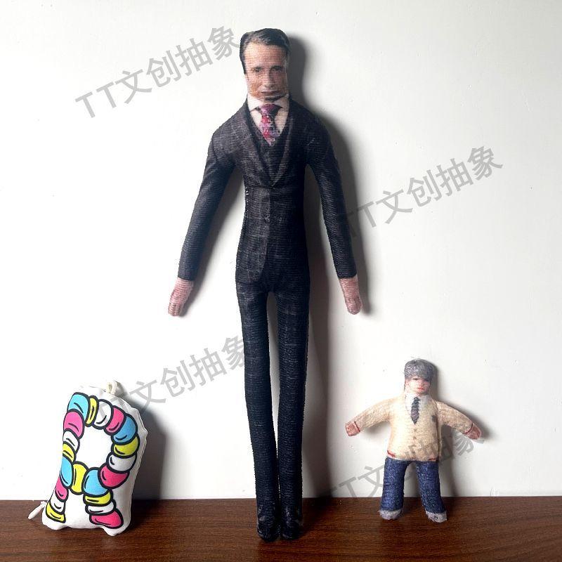 Bambola di peluche fatta a mano personalizzata Hannibal Abstract Rat Jerky Will Jack, Figura anime snodabile, Scheletro con filo pieghevole, Cosplay